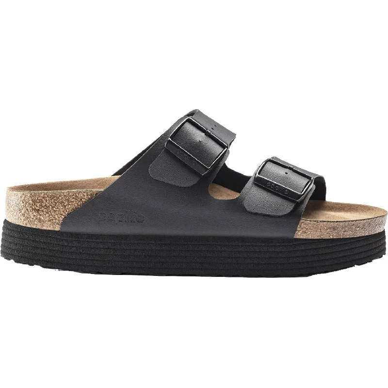 Men's sandals with a rubber sole for tractionMen's sandals with a rubber sole for tractionWomen's Birkenstock Papillio Arizona Platform Vegan Black Birko-Flor