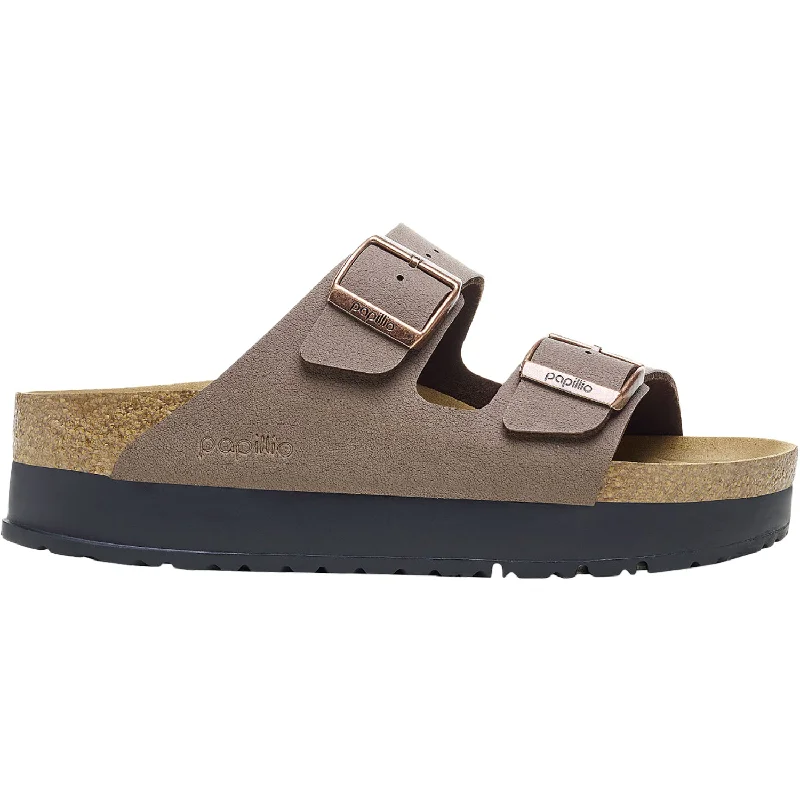 Men's sandals with a shock - absorbing insoleMen's sandals with a shock - absorbing insoleWomen's Birkenstock Papillio Arizona Platform Vegan Mocha Birkibuc