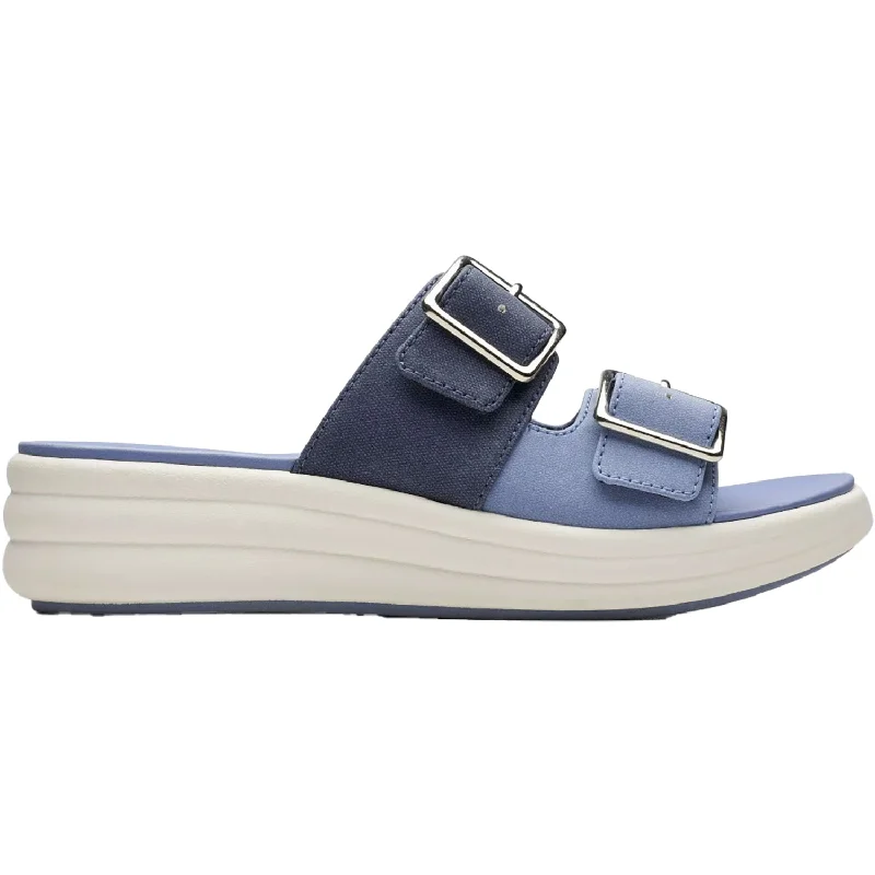 Men's sandals with a padded heelMen's sandals with a padded heelWomen's Clarks CS Drift Buckle Denim Combi Synthetic