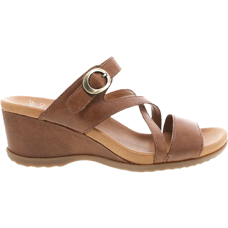 Men's sandals with a cushioned footbedMen's sandals with a cushioned footbedWomen's Dansko Ana Tan Glazed Calf Leather