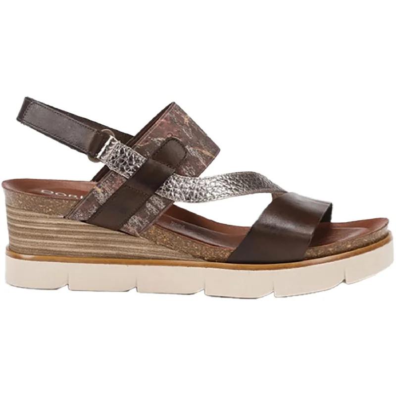 Men's sandals with a wide strap for supportMen's sandals with a wide strap for supportWomen's Dorking Agnes D8786 Brown Leather