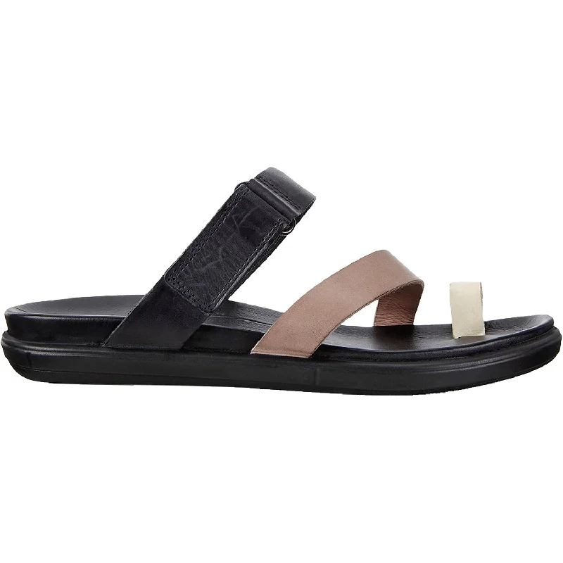 Men's sandals with a contrast stitching detailMen's sandals with a contrast stitching detailWomen's Ecco Simpil Limestone/Woodrose/Black Leather