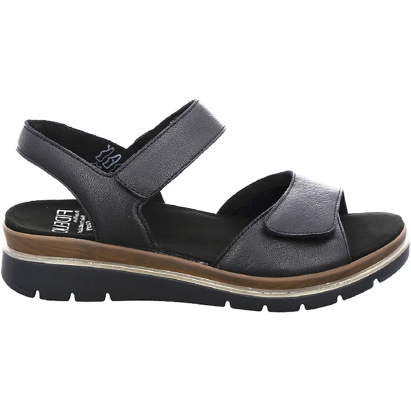 Men's sandals with a contrast stitching detailMen's sandals with a contrast stitching detailWomen's Fidelio 59-5023 Trinity Black Leather