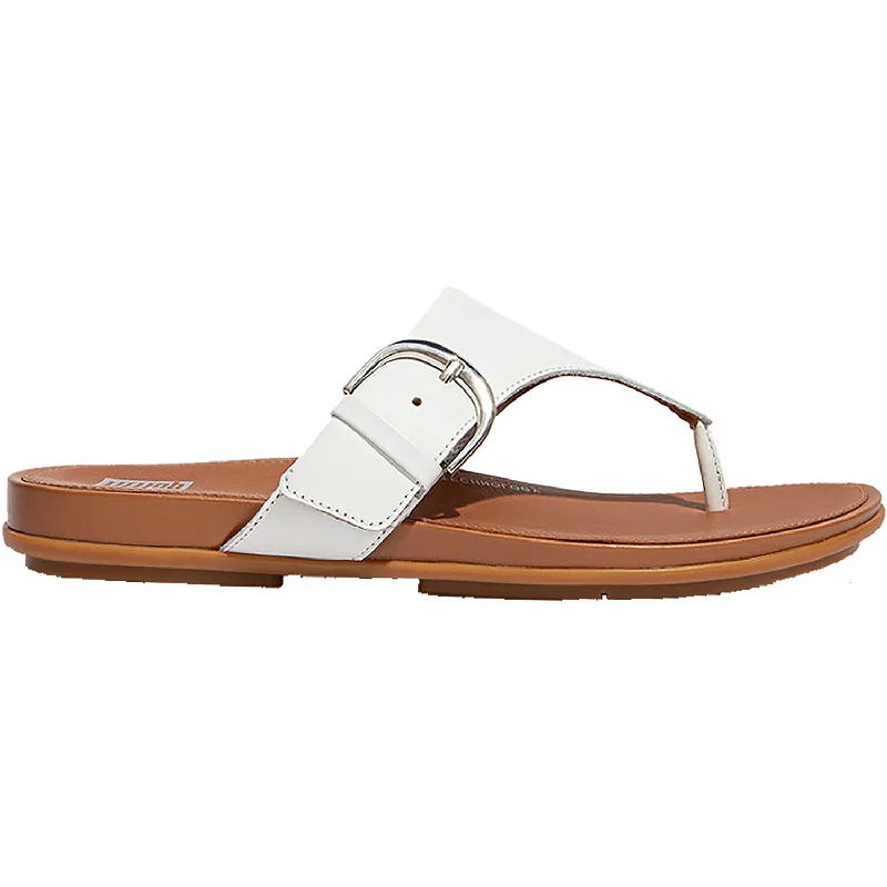 Men's sandals with a toe post designMen's sandals with a toe post designWomen's FitFlop Graccie Toe-Post Urban White Leather