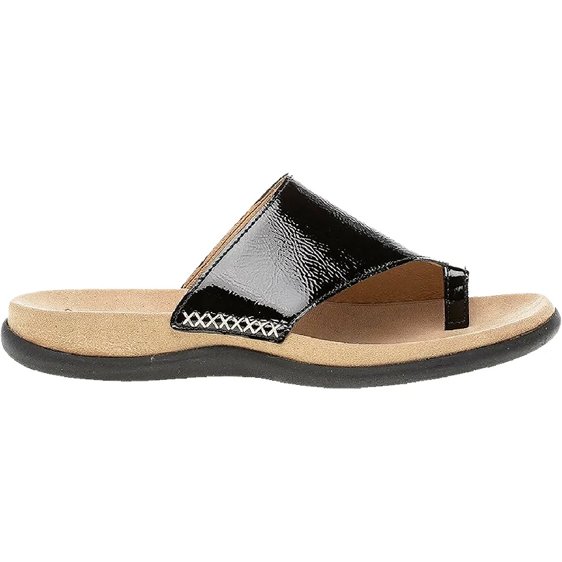 Men's sandals with a stretchy strap for a better fitMen's sandals with a stretchy strap for a better fitWomen's Gabor 3.700.97 Black Patent Leather