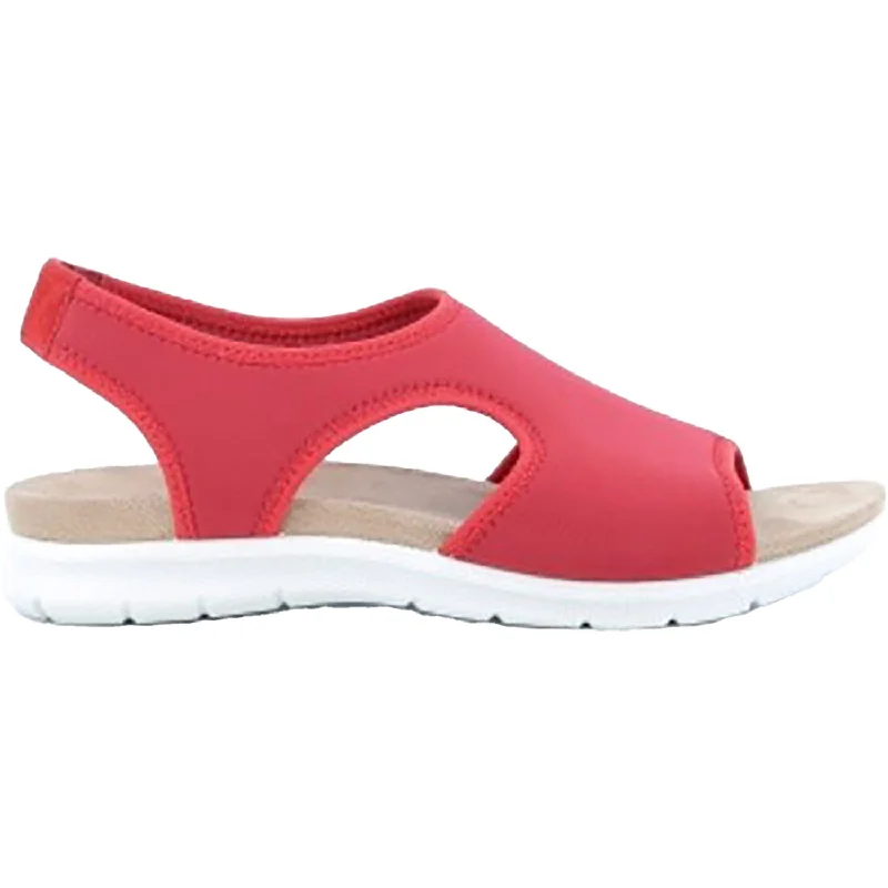 Men's sandals with a cushioned footbedMen's sandals with a cushioned footbedWomen's IMAC Elma Red Fabric