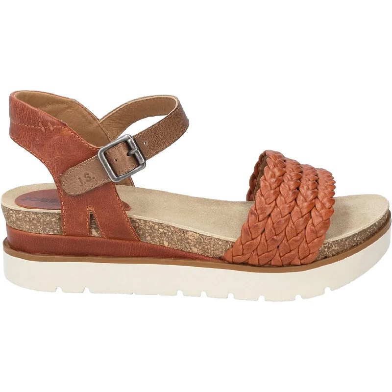 Men's sandals with a contrast stitching detailMen's sandals with a contrast stitching detailWomen's Josef Seibel Clea 16 Orange Kombi Leather