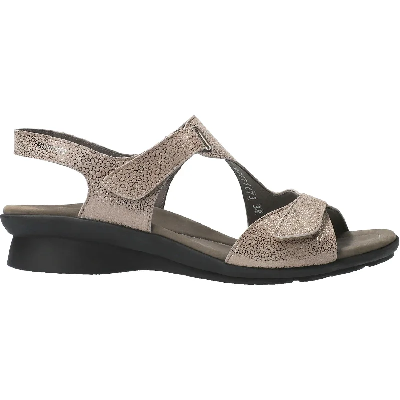 Men's sandals with a perforated leather upper for ventilationMen's sandals with a perforated leather upper for ventilationWomen's Mephisto Paris Dark Taupe Arctic Nubuck