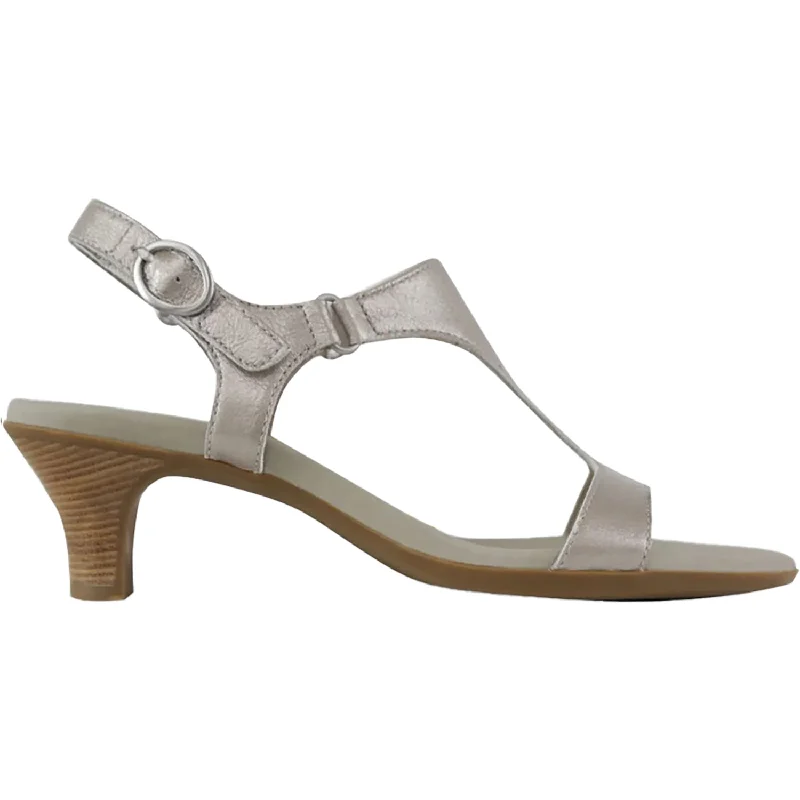 Men's sandals with a cushioned footbedMen's sandals with a cushioned footbedWomen's Munro Marta Taupe Metallic Leather