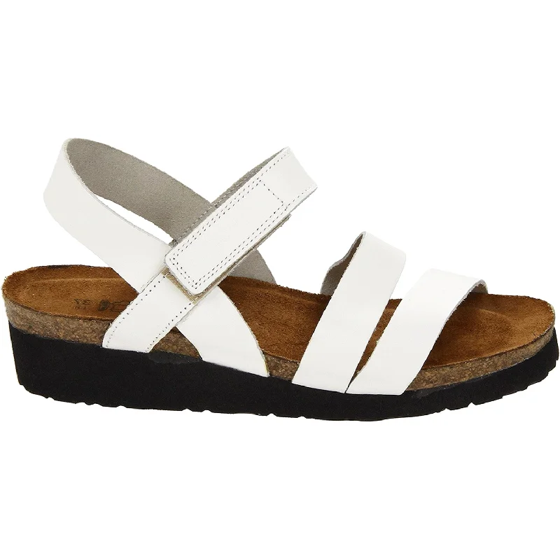 Men's sandals with a toe post designMen's sandals with a toe post designWomen's Naot Kayla White Leather