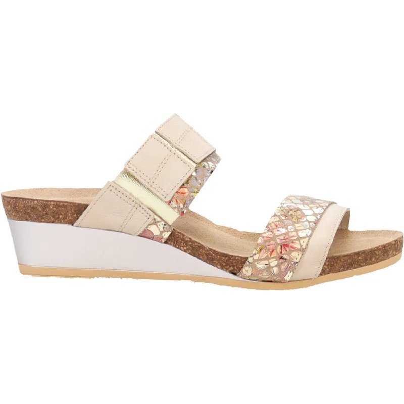 Men's sandals with a wide strap for supportMen's sandals with a wide strap for supportWomen's Naot Royalty Soft Ivory/Golden Floral Leather