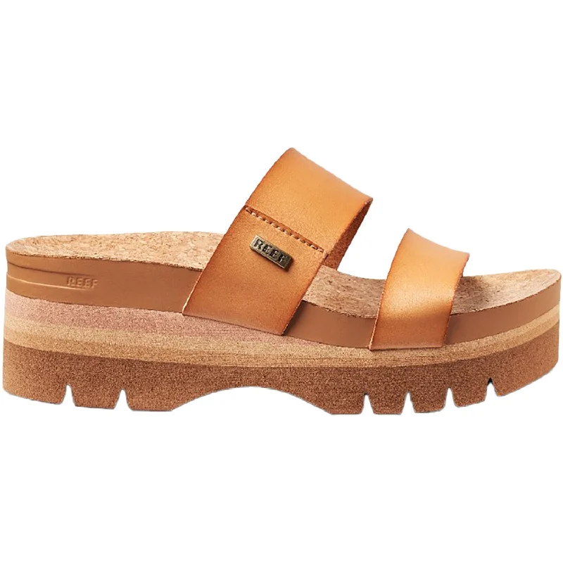 Men's sandals with a stretchy strap for a better fitMen's sandals with a stretchy strap for a better fitWomen's Reef Cushion Vista Higher Natural Synthetic