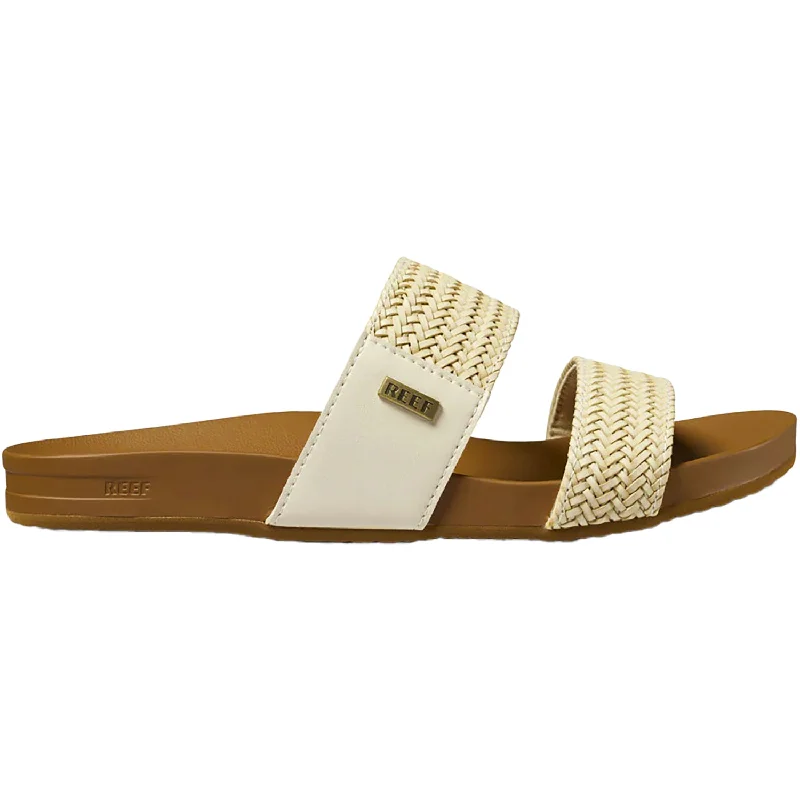 Men's sandals with a perforated leather upper for ventilationMen's sandals with a perforated leather upper for ventilationWomen's Reef Vista Braid II Vintage Synthetic