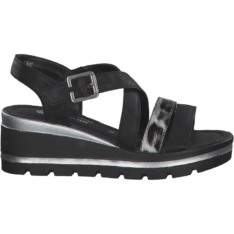 Men's sandals with a contrast stitching detailMen's sandals with a contrast stitching detailWomen's Remonte D1568-01 Talisha 68 Black Synthetic