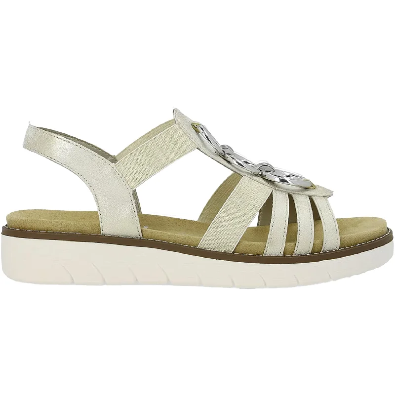 Men's sandals with a durable outer soleMen's sandals with a durable outer soleWomen's Remonte D20743-60 Mushce/Beige Gold Synthetic