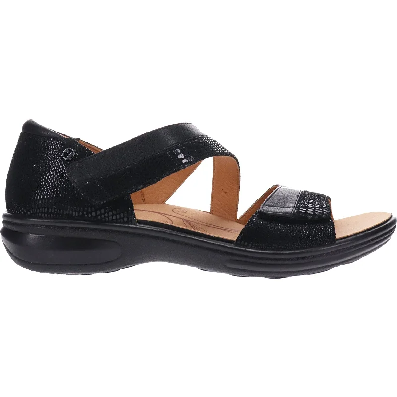 Men's sandals with a leather lining for comfortMen's sandals with a leather lining for comfortWomen's Revere Mauritius Black Lizard Leather