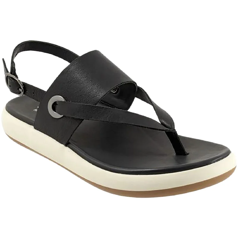 Men's sandals with a contrast stitching detailMen's sandals with a contrast stitching detailWomen's Soft Walk Joliet Black Leather