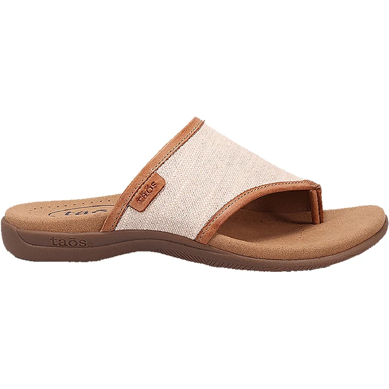 Men's sandals with a perforated leather upper for ventilationMen's sandals with a perforated leather upper for ventilationWomen's Taos Boundary Natural Hemp/Leather