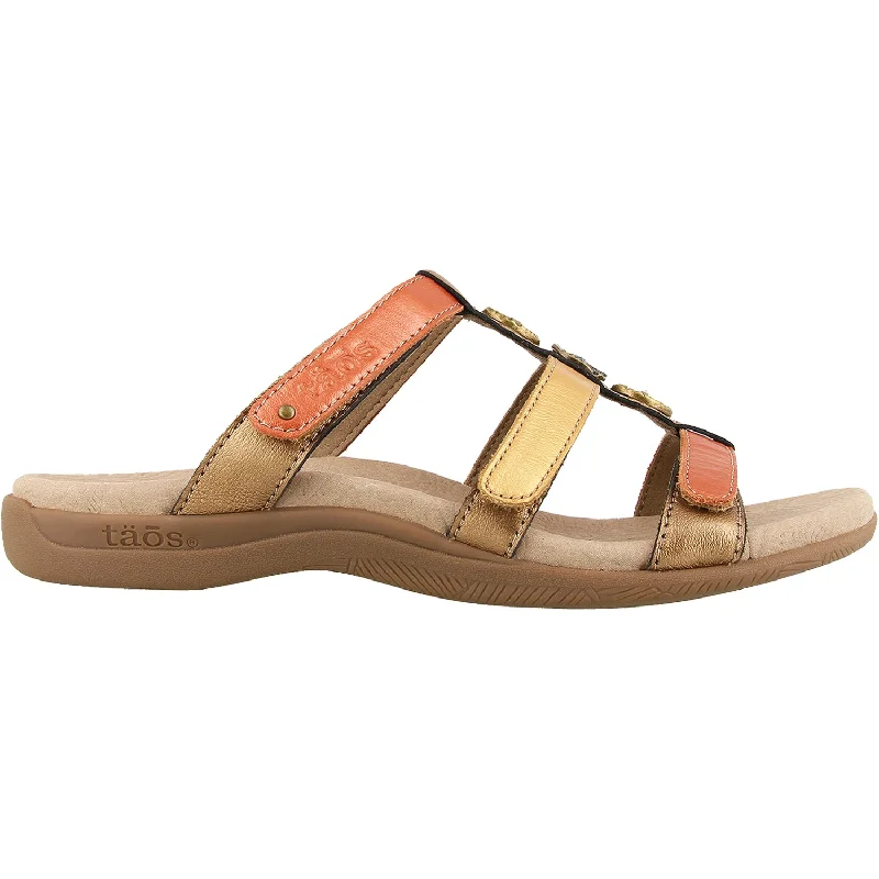 Men's sandals with a rubber sole for tractionMen's sandals with a rubber sole for tractionWomen's Taos Prize 4 Copper Multi Leather