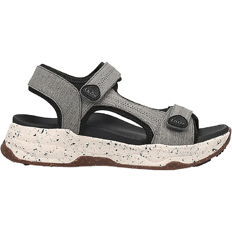 Men's sandals with a durable outer soleMen's sandals with a durable outer soleWomen's Taos Super Slide Grey Emboss Nubuck