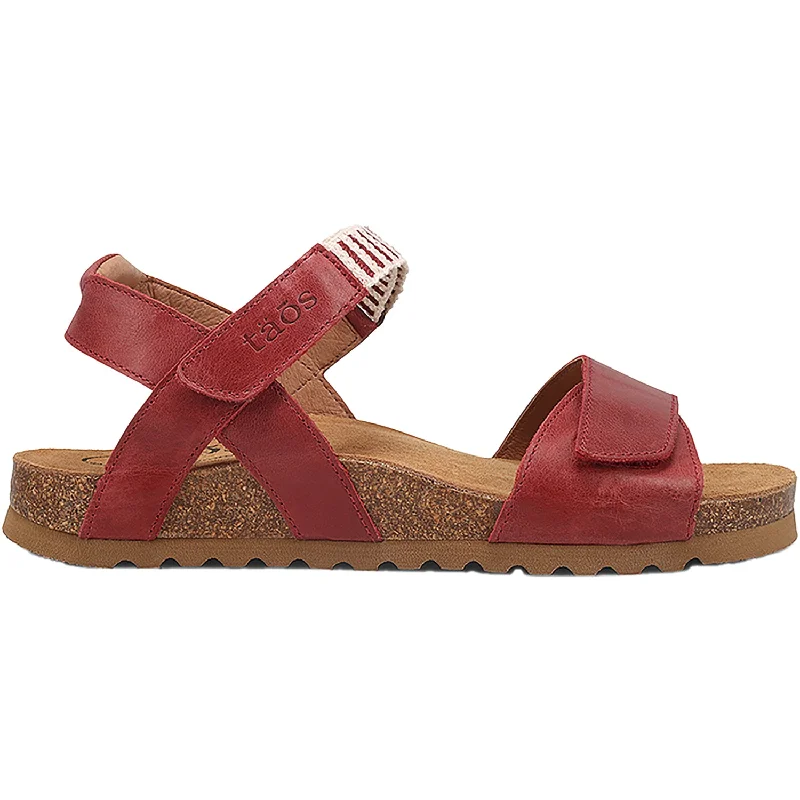 Men's sandals with a decorative buckle or charmMen's sandals with a decorative buckle or charmWomen's Taos Symbol Currant Leather