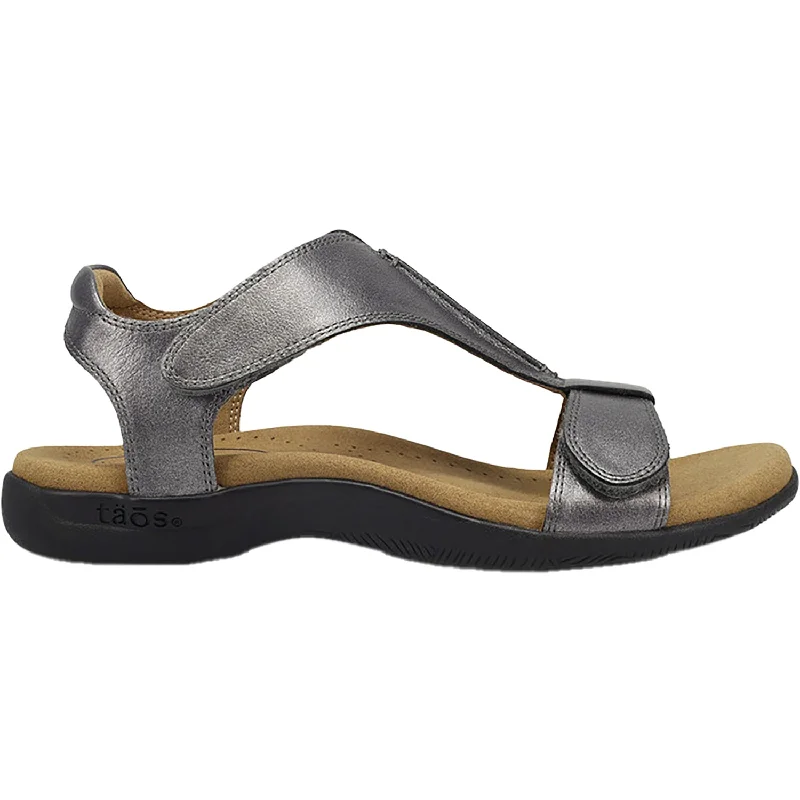 Men's sandals with a padded heelMen's sandals with a padded heelWomen's Taos The Show Pewter Leather