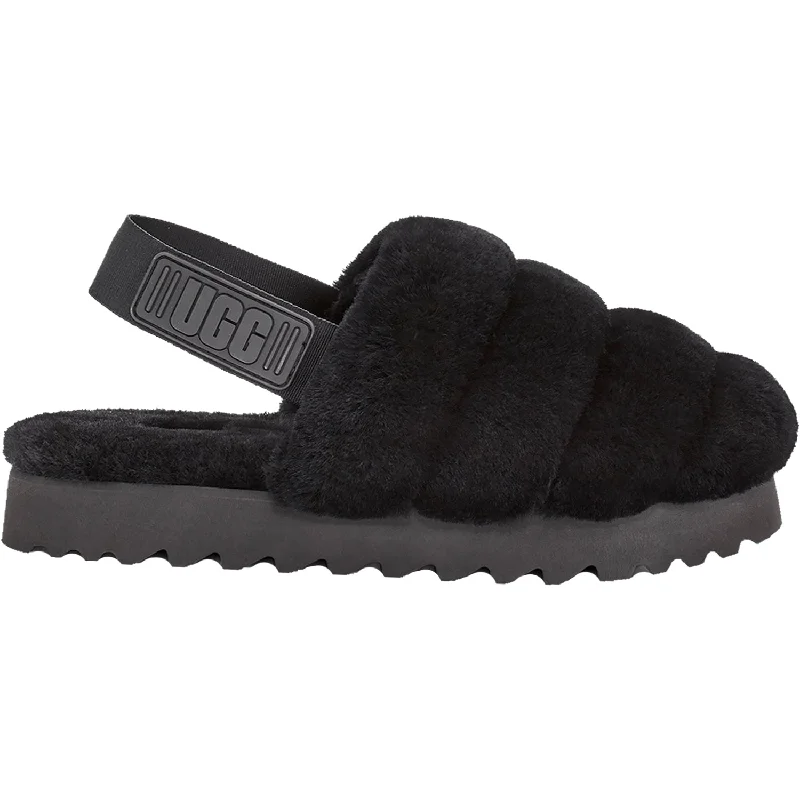 Men's leather sandals with an adjustable strapMen's leather sandals with an adjustable strapWomen's UGG Super Fluff Black Sheepskin