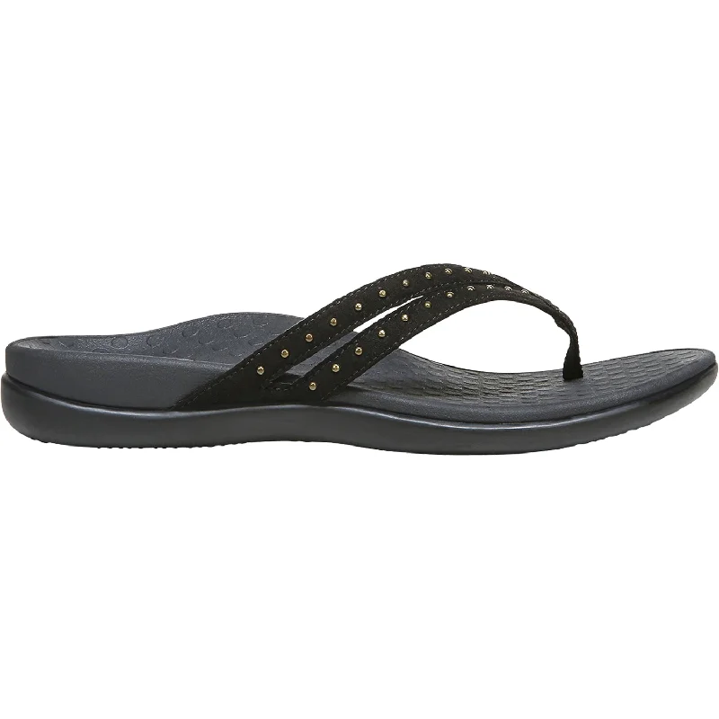 Men's sandals with a padded heelMen's sandals with a padded heelWomen's Vionic Tasha Black Microfiber