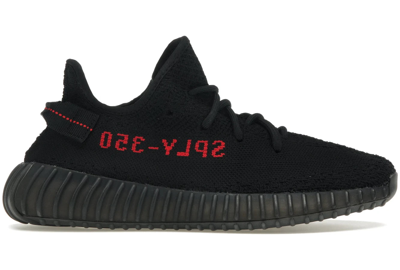 Men's sneaker boots with a mid - ankle heightAdidas Yeezy Boost 350 V2 Black Red