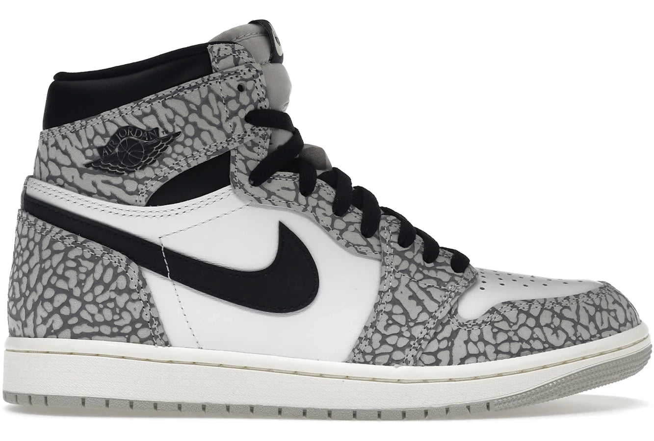 Men's athletic sneakers with a quick - dry liningAir Jordan 1 Retro High OG White Cement