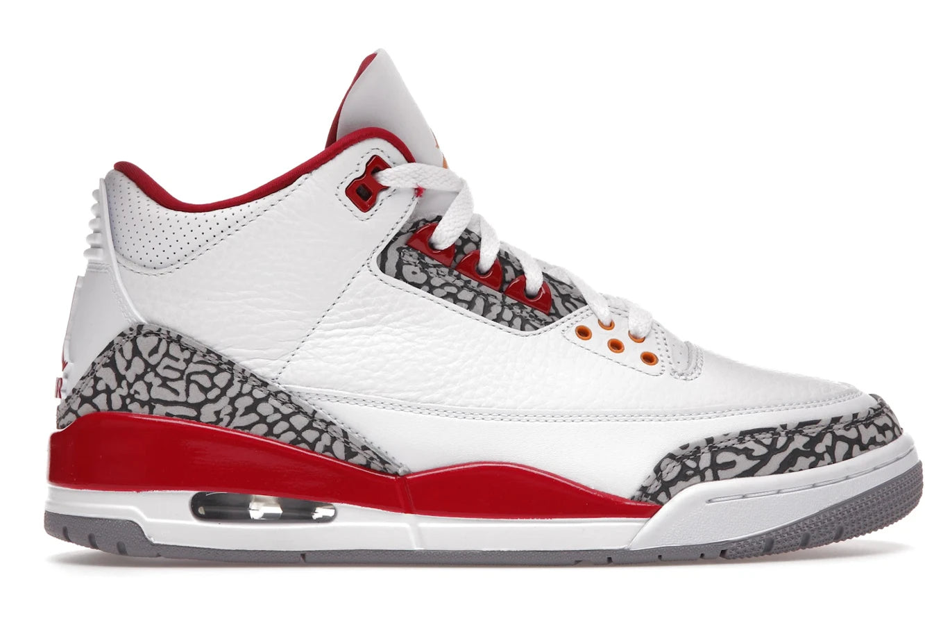 Men's waterproof sneakers for rainy daysAir Jordan 3 Retro Cardinal