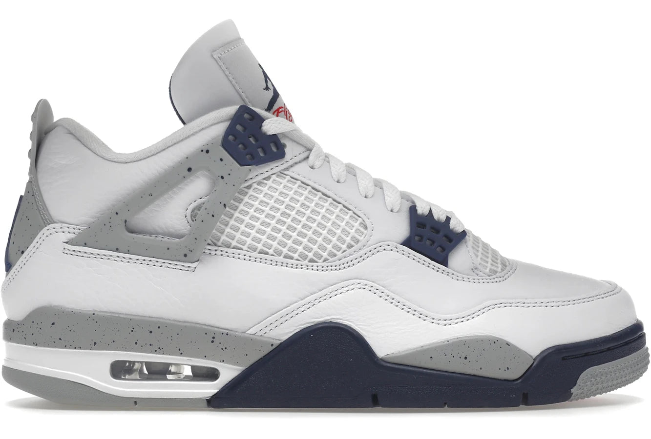 Men's high - performance basketball sneakers with air cushioningAir Jordan 4 Retro Midnight Navy