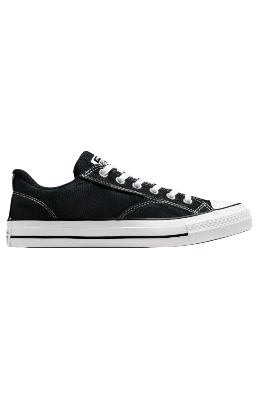 Men's classic white leather sneakers with black lacesChuck Taylor All Star Malden Street Low Top Black White