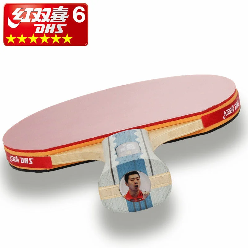 Men's slip - on sneakers with elastic side panelsDHS Double Happiness 6002 6006 table tennis racket double reverse indoor sport Ping Pong Racket fast loop with racket cover up