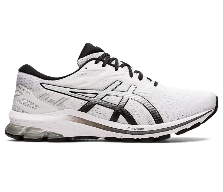 Men's waterproof hiking sneakers with a Gore - Tex liningMen's Asics GT-1000 10 (White/Black)