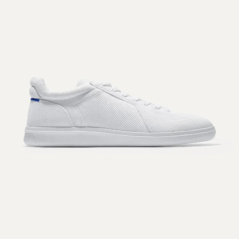 Men's soccer - inspired sneakers with a studded soleThe RS01 Sneaker - White