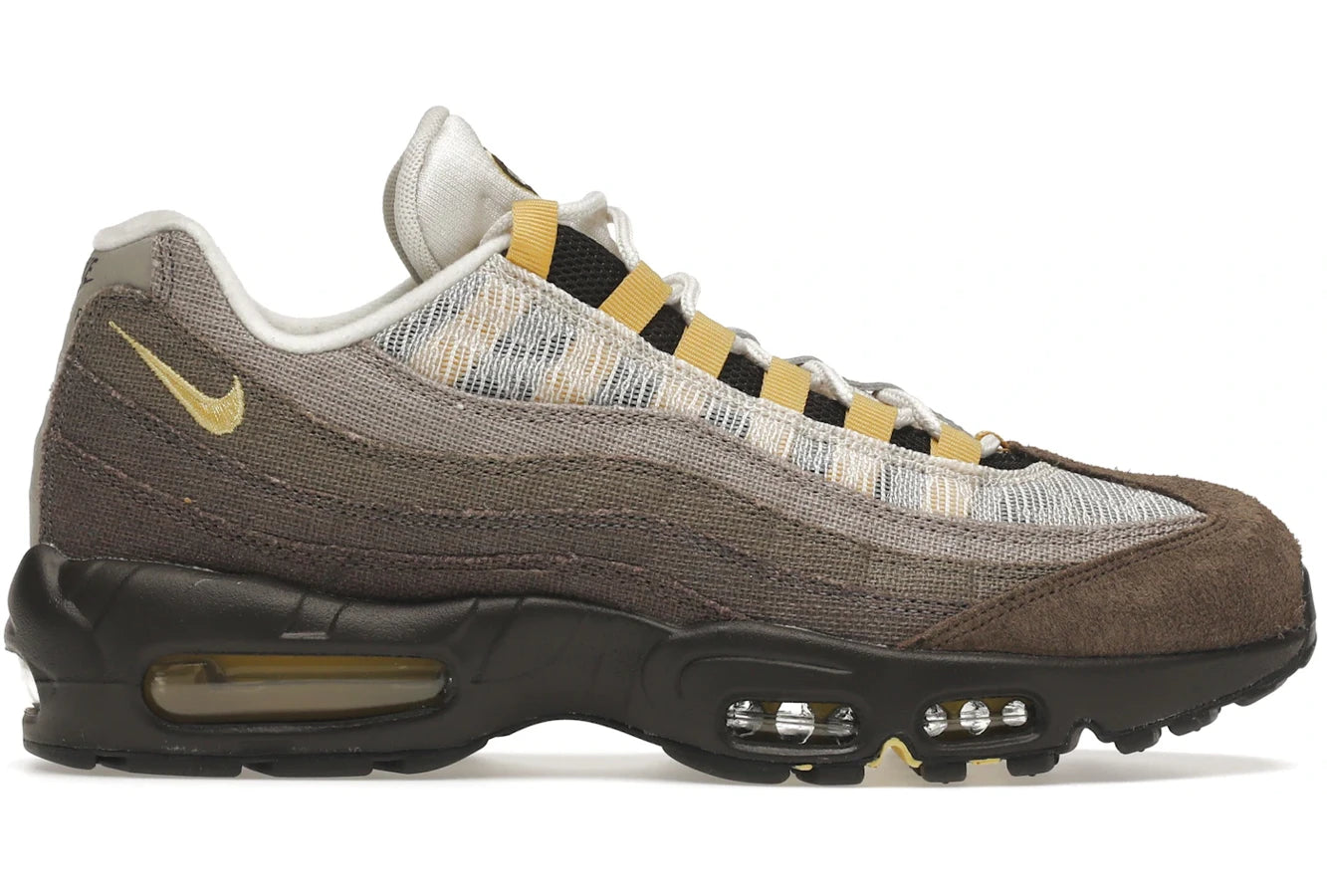 Men's leather - and - mesh combination sneakers for style and functionNike Air Max 95 NH Ironstone