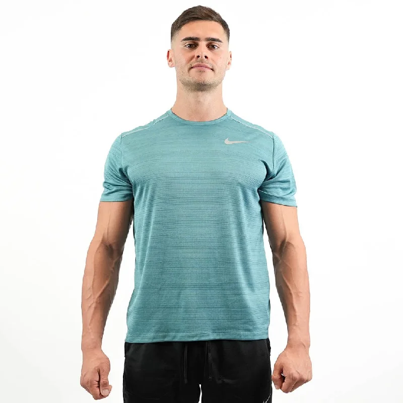 Men's high - end luxury sneakers with hand - stitched detailsNike Dri-Fit Miller Short-Sleeve T-Shirt (Dark Teal)