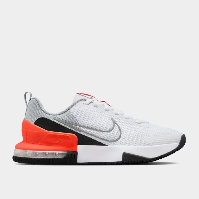 Men's minimalist sneakers with a simple designNike Mens Air Max Alpha Trainer 6 Sneaker White/red/grey _ 181954 _ White