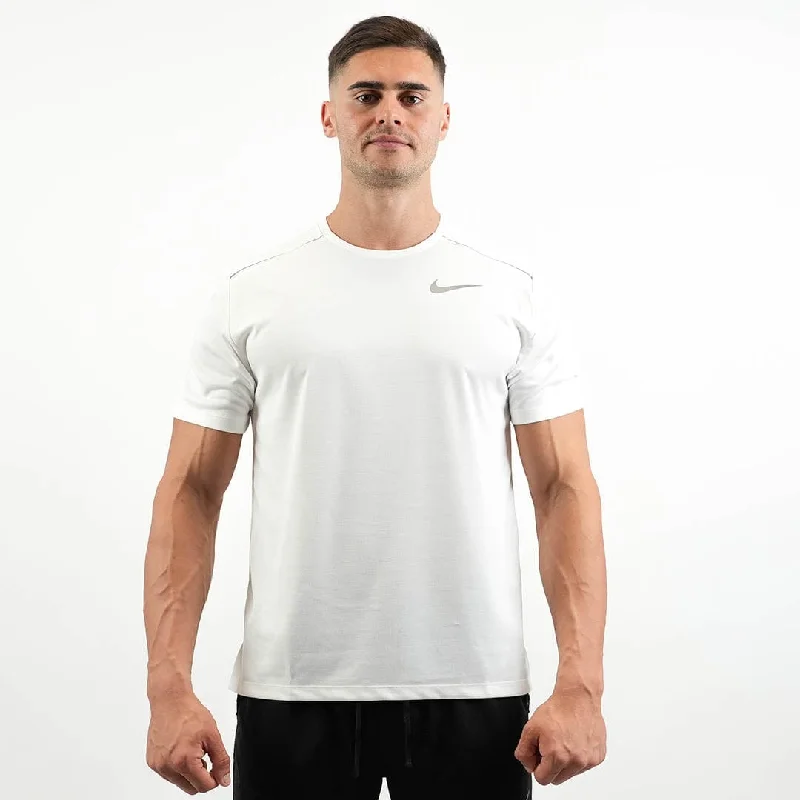 Men's classic white leather sneakers with black lacesNike Miller 1.0 Short Sleeve T - Shirt (White)