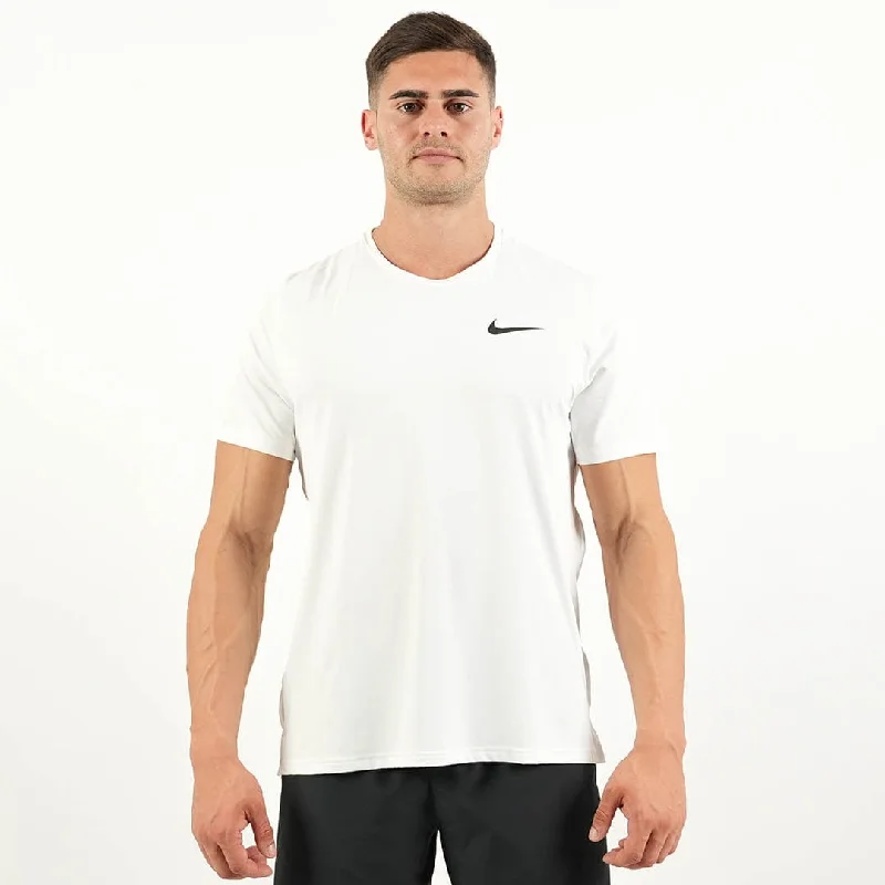 Men's camo - print sneakers for an edgy styleNike Pro Dri FIt legend Short Sleeve T-Shirt (White/Black)