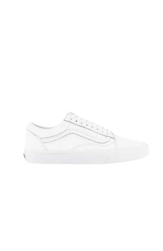 Men's retro - style sneakers inspired by the 80sOld Skool Premium Leather True White