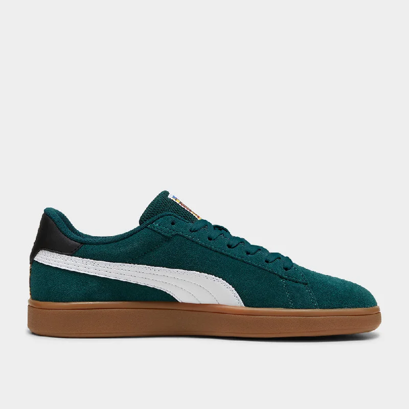 Men's lifestyle sneakers with a premium material constructionPuma Mens Smash 3.0 Year Of Sports Green/white _ 182203 _ Green