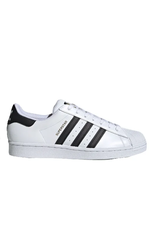 Men's casual sneakers with a woven upper for a unique textureSuperstar Shoe Cloud White Core Black