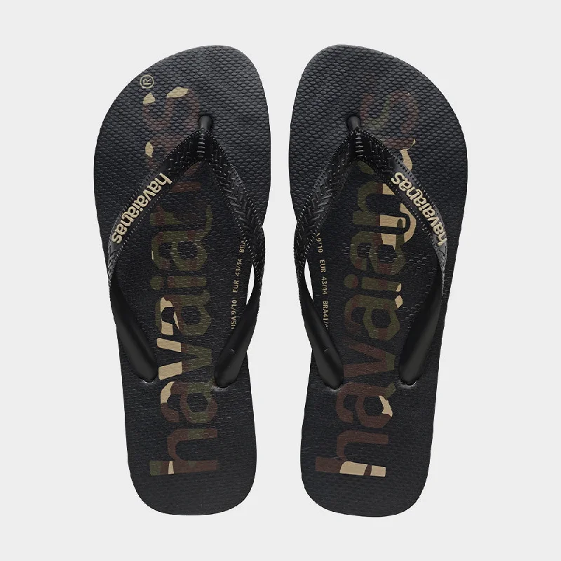 Men's memory - foam insole sneakers for added comfortHavaianas Unisex Top Logomania Sandal Black/Multi _ 183489 _ Black