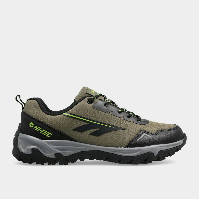 Men's sneaker collabs with famous designersHi-Tec Mens Voyager Ii Outdoor Sneaker Green/Black _ 182653 _ Green