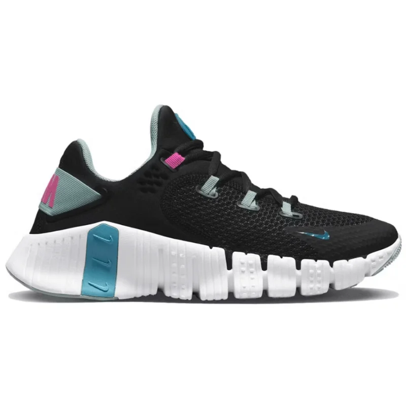 Men's minimalist sneakers with a simple designWomen’s Nike Free Metcon 4  ‘Black/Noise-Aqua-Mica Green’ (Mica Green)