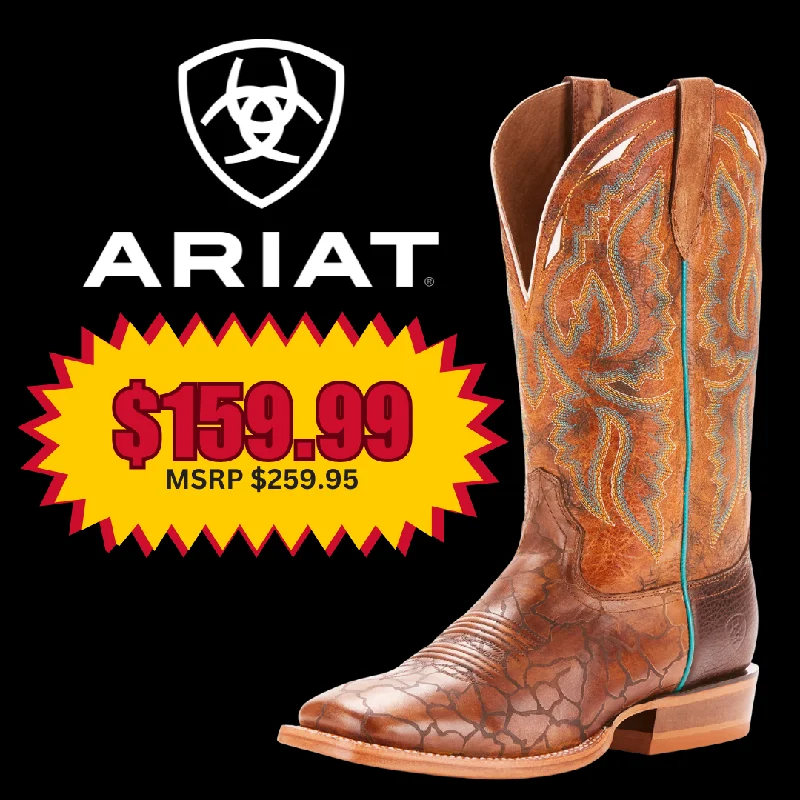 Men's western boots with a leather lining and a padded insoleMen's Bronc Stomper Western Boot