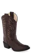 Men's western boots with a leather sole and a heel guardToddler - Brown Canyon 8134