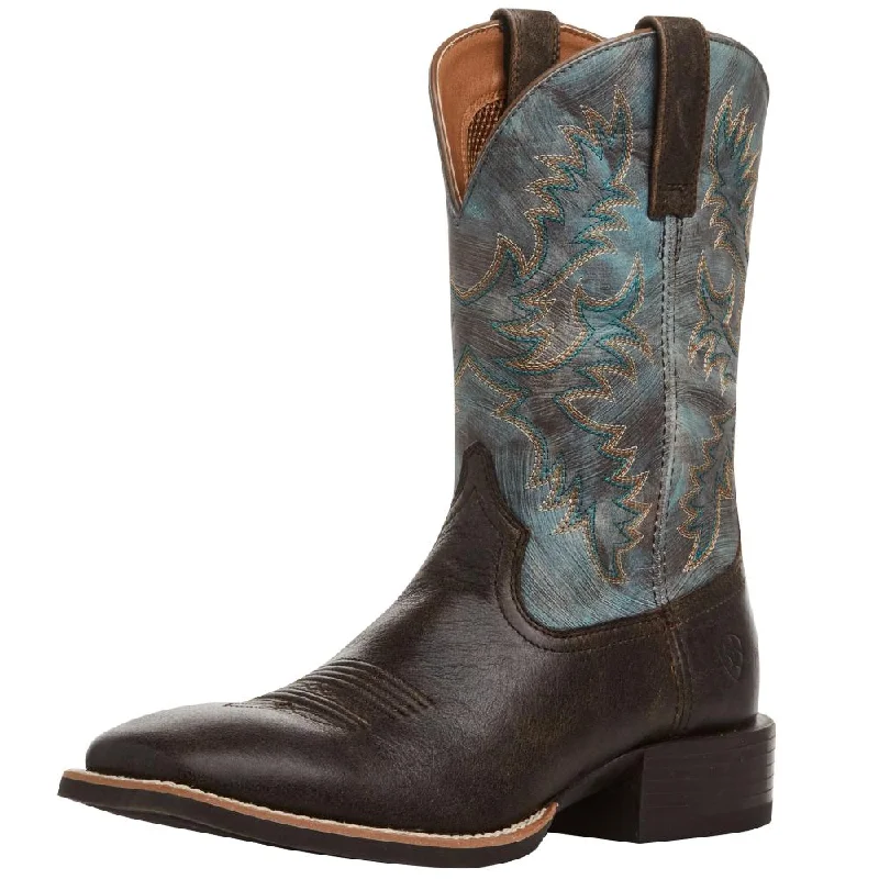 Alligator - embossed men's western boots for a bold statementAriat Men's Sport Latigo Western Boot